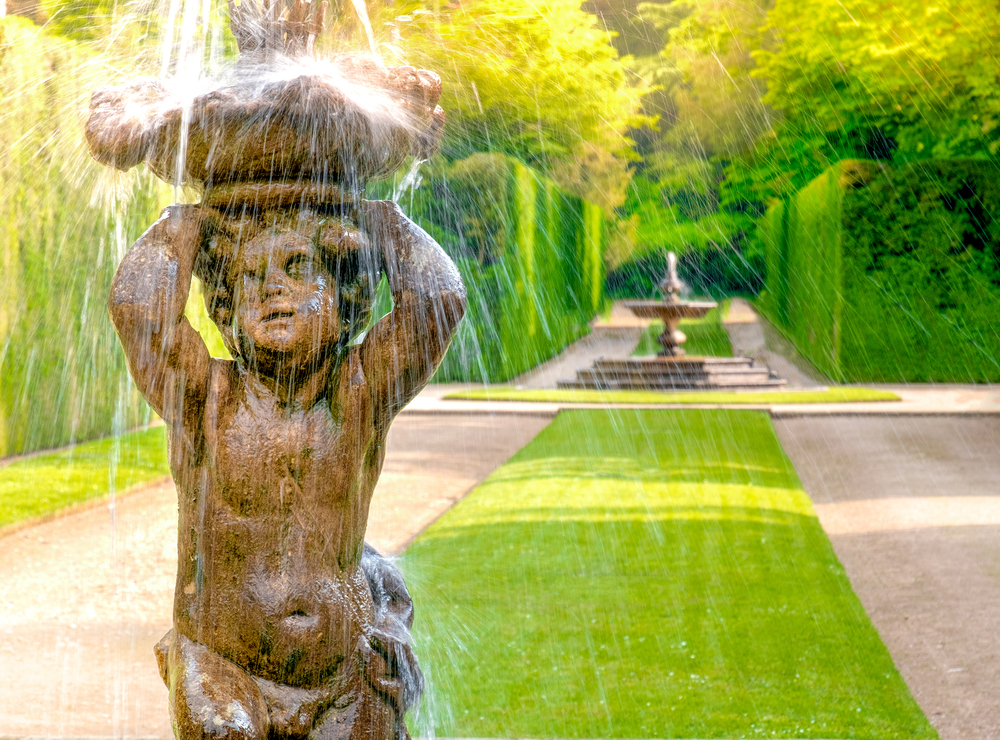 Fontana per giardino all'italiana